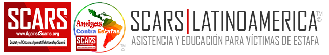 SCARS|LATINOAMERICA – Amigas Contra Estafas Logo